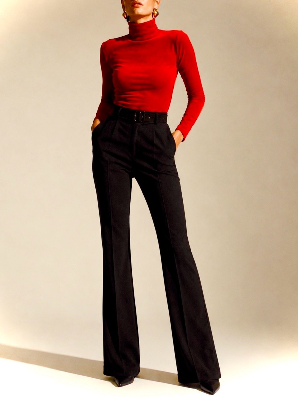 Limited American Red Velvet Top size S vintage 80s era - Picture 1 of 8
